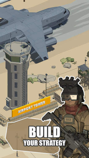 Idle Warzone 3d: Trò chơi quân sự screenshot 3