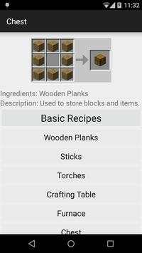 Crafting Helper for Minecraft screenshot 1