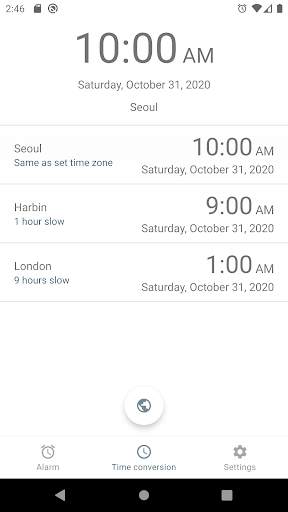 Alarm - World time alarm screenshot 2