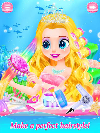 Mermaid Games: Princess Makeup screenshot 4