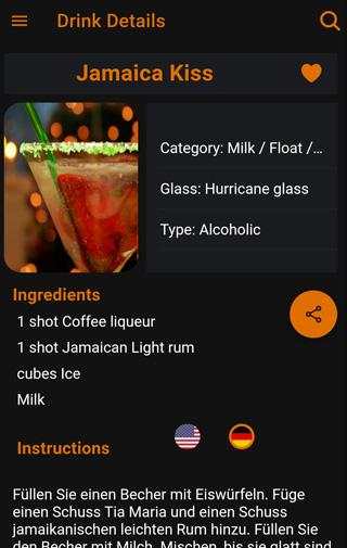 Drinks & Cocktails Recipes - Free screenshot 4