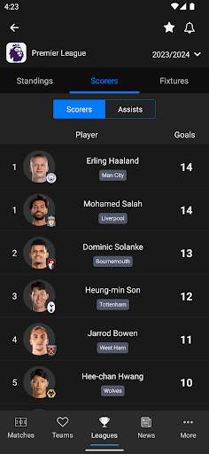 Jdwal - Soccer Stats screenshot 4