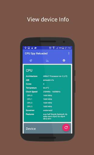 CPU Spy 5 تصوير الشاشة
