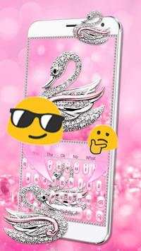 Pink Diamond Swan Keyboard screenshot 3