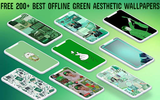 Green Aesthetic Wallpaper screenshot 1