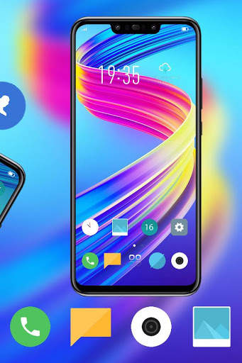Colorful Techno Spark 3 theme HD launcher screenshot 3