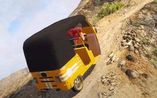 Tuk Tuk Rickshaw Driving Offroad Auto Game screenshot 1