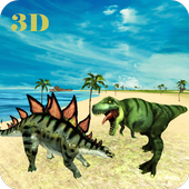 TRex Jurassic Dinosaur Sim 3D icon