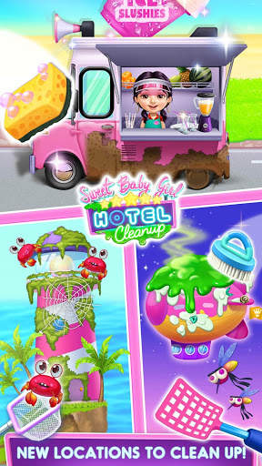 Sweet Baby Girl Hotel Cleanup - Crazy Cleaning Fun screenshot 2