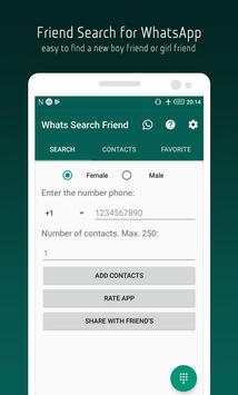 Friend Search for WhatsApp 😘 Boy & Girl Friend screenshot 1