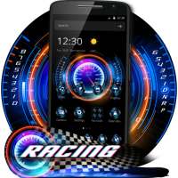 Racing Neon Speedometer Theme