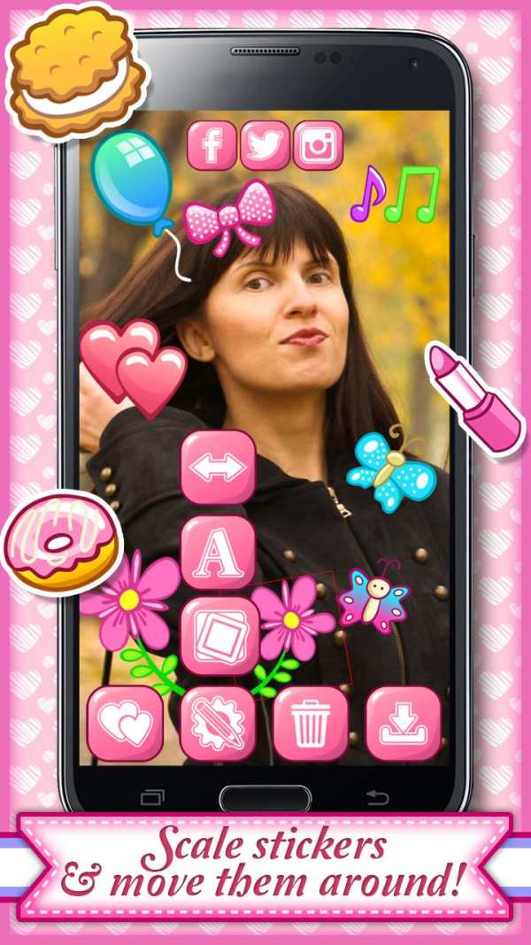 Cute Stickers Photo Editor 3 تصوير الشاشة