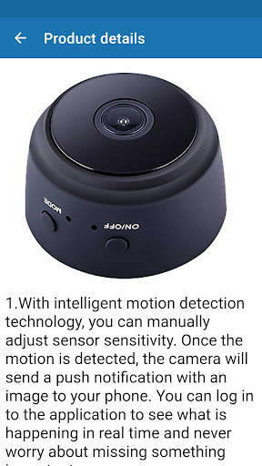 A9 Mini Wifi HD Camera Guide स्क्रीनशॉट 2