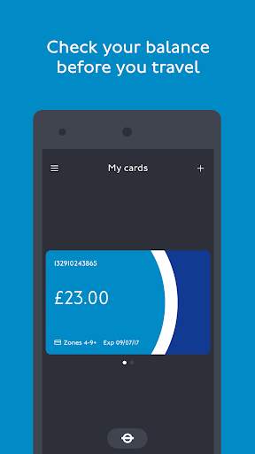 TfL Oyster and contactless screenshot 1