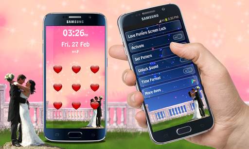 Love Pattern Screen Lock Theme screenshot 3