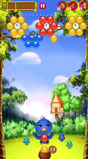Birds POP Bubble Shooter game स्क्रीनशॉट 1