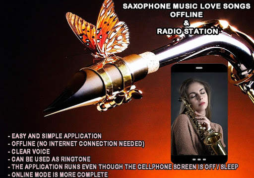 Saxophone Music Love Songs Offline screenshot 1