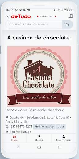 deTudo - Sua Loja Virtual com pedidos via WhatsApp screenshot 2