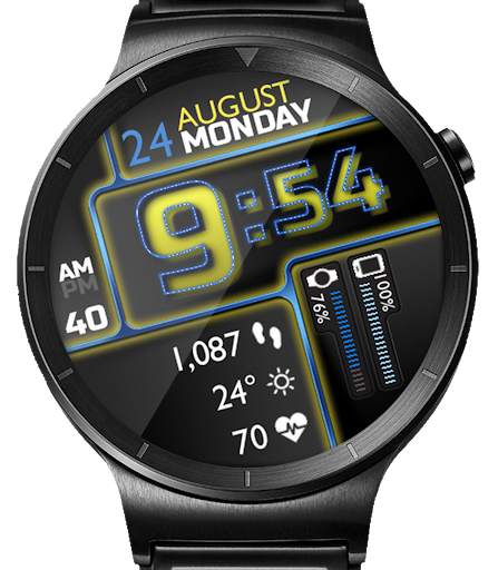 Roboxic HD WatchFace Widget Live Wallpaper screenshot 16