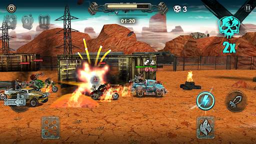 Dead Paradise Car Race Shooter 7 تصوير الشاشة