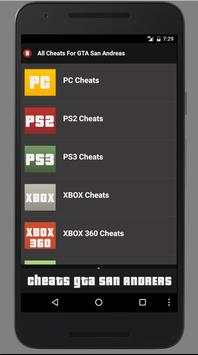 All Cheats For GTA San Andreas screenshot 2