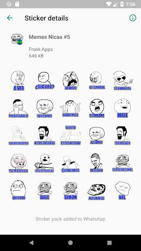 Memes Nicas Stickers para WAStickerApps screenshot 6