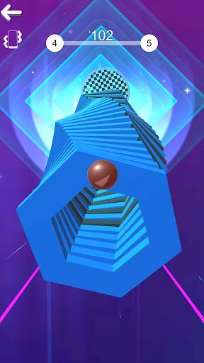Color Stack Ball 3D: Ball Game run race 3D - Helix स्क्रीनशॉट 4