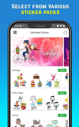 Unlimited Stickers - Sticker Maker for Whatsapp screenshot 1