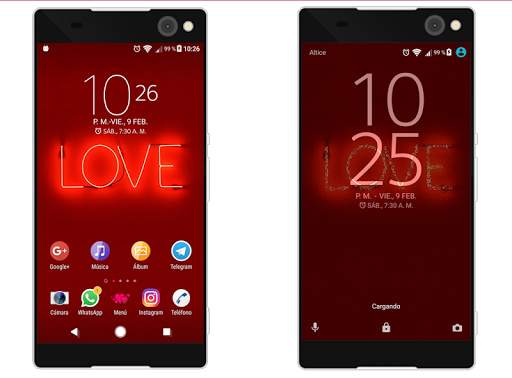 Tema-SXP Love Xperia screenshot 1