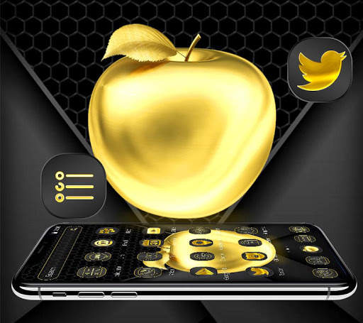 Golden Black Apple Launcher Theme🍎 screenshot 4