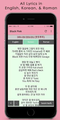 BlackPink Lyrics Song & Wallpapers screenshot 11