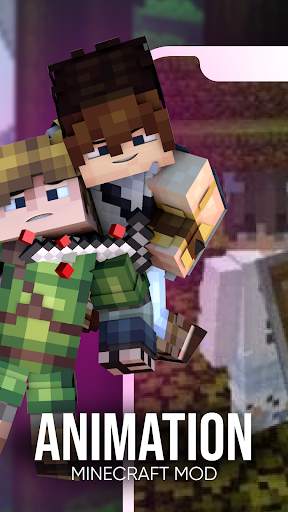 Animation Minecraft mod screenshot 1
