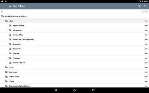 Mimecast Mobile screenshot 12