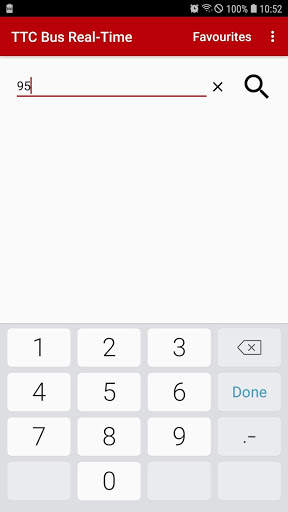 TTC Bus Real-Time, Min Data Usage screenshot 1