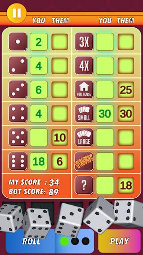 Yatzy - Dice Game screenshot 3