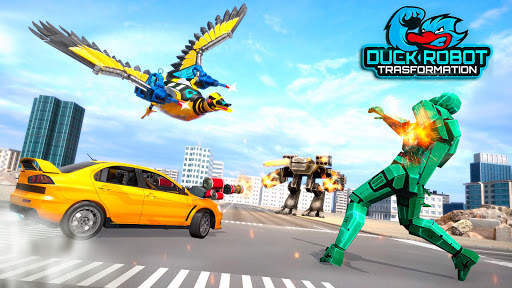 Duck Robot Car Transform: War Robot Games screenshot 3