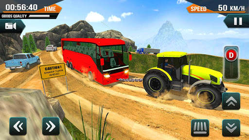 Chained Tractor Bus Towing Duty 2019 screenshot 5