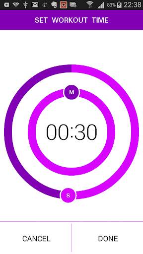 TABATA timer, HIIT timer with music Lite screenshot 5