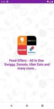 Food Offers All in One - Swiggy, Zomato, Uber Eats screenshot 1