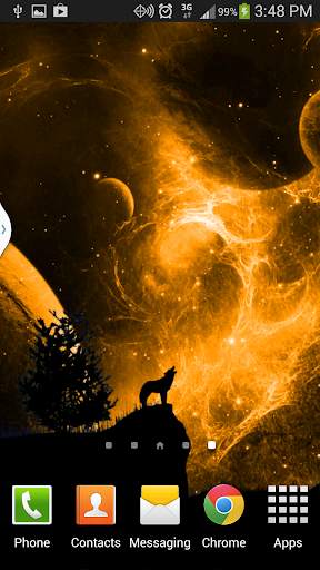 Howling Space Live Wallpaper screenshot 4