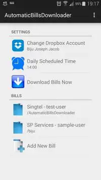 Automatic Bills Downloader screenshot 1