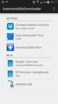 Automatic Bills Downloader screenshot 1