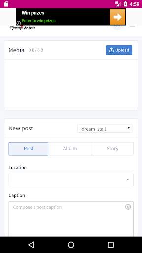 Multiple Accounts Messenger & Poster For Instagram screenshot 8
