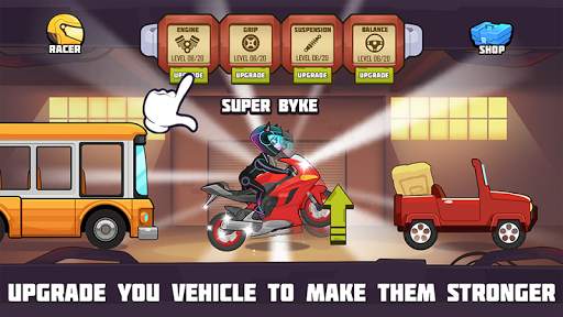 Nonstop Hill Racing: Funny Racing - Climbing Race screenshot 5