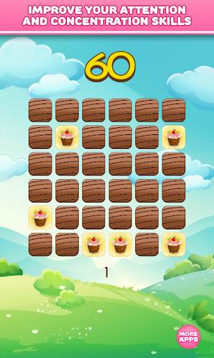 Brain game : Memory training : Cupcake * Free screenshot 4