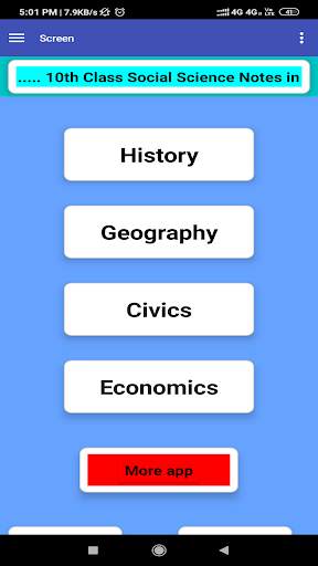 10th Class Social Science Notes in English screenshot 2