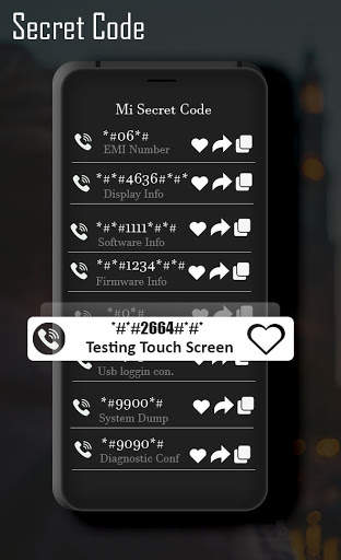 Mobile secret code screenshot 3