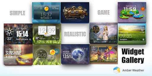 Minimalism weather clock wid screenshot 3