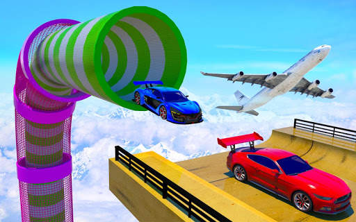 GT Racing Free Game Mega Ramp screenshot 2