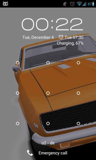 Muscle Car 3D Live Wallpaper screenshot 2